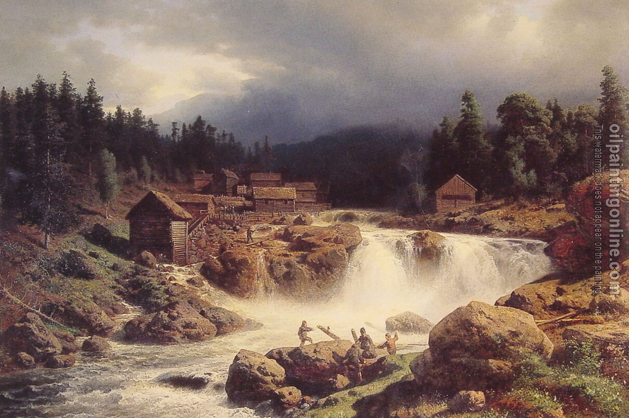 Herman Herzog - Norwegian Landscape